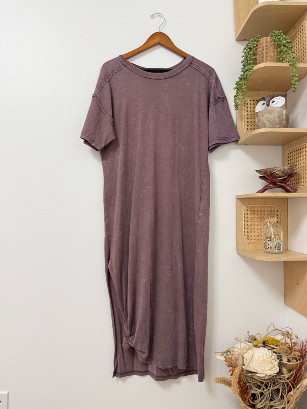 TBN Mineral Wash T-Shirt Dress